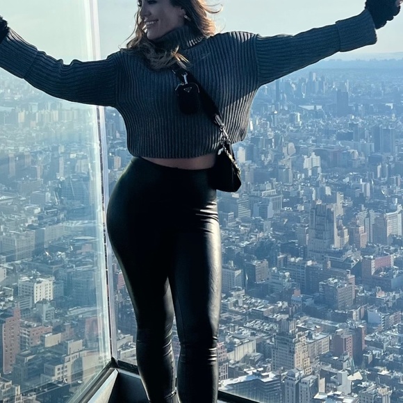 ZARA Rib Knit Crop Sweater L Grey - REF 6771/012 - Picture 2 of 6